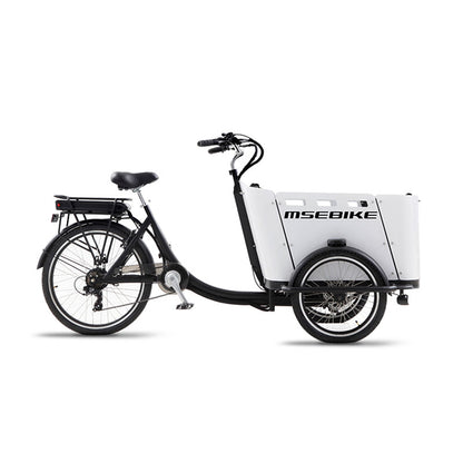 MS-EBIKE TARREK 2 ELECTRIC CARGO BIKE WHITE