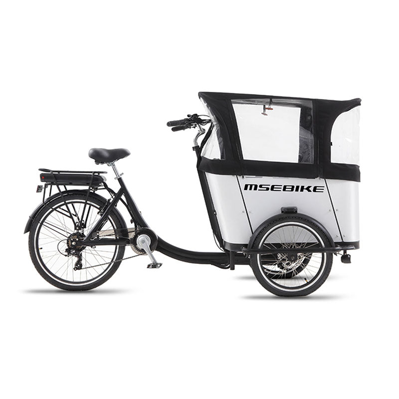 MS-EBIKE TARREK 2 ELECTRIC CARGO BIKE WHITE