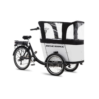 MS-EBIKE TARREK 2 ELECTRIC CARGO BIKE WHITE